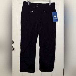 NWT Tobaggan Insulated White Sierra Ski Pants~Small~Adjustable~Warm~Winter~$60